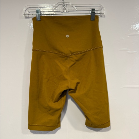 Golden Lululemon Align biker shorts - Picture 4 of 5
